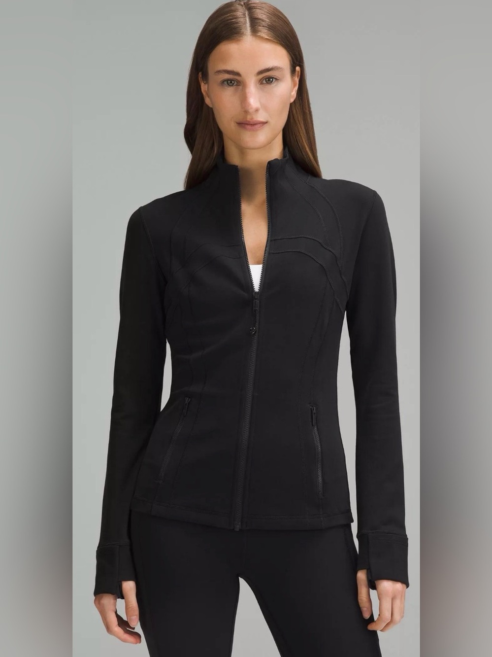 Lululemon Define Jacket Black Size 8 Full Zip